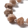 Natural Sunstone Beads Strands G-B027-A03-4