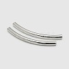 Tube 925 Sterling Silver Beads STER-O021-03-20x2mm-1