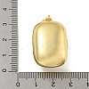 Brass Cubic Zirconia Locket Pendants KK-N254-93E-G-3