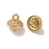 Brass Micro Pave Cubic Zirconia Pendant Bails KK-E098-05G-2