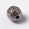 Tibetan Style Alloy 3 Hole Guru Beads TIBEB-YC65989-AS-2