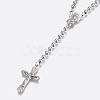 304 Stainless Steel Necklaces NJEW-L167-13-P-2