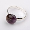 Natural Gemstone Rings RJEW-JR00105-2