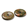 Natural Unakite Pendants G-P532-01A-18-2