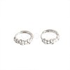 925 Sterling Silver Hoop Earrings EJEW-BB47134-A-1