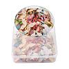 Pandahall Transparent Acrylic Pendants TACR-TA0001-07-8