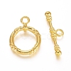 Alloy Toggle Clasps TIBE-L003-025G-2
