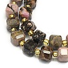 Natural Rhodonite Beads Strands G-I376-D15-01-3