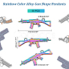 DICOSMETIC Rainbow Color Alloy Pendants FIND-DC0001-34-2