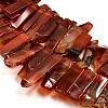 Chip Natural Carnelian Graduated Beads Strands G-P064-05-1