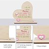 Wooden Heart Table Decorations DJEW-WH0017-001-4