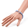Butterfly Alloy Enamel Charm Bracelet for Teen Girl Women BJEW-JB06917-5