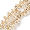 Pearl Luster Plated Electroplate Beads Strands EGLA-H104-09A-PL01-1