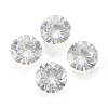 Cubic Zirconia Pointed Back Pendants ZIRC-N037-6mm-01-1