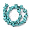 Synthetic Turquoise Beads Strands G-WH0018-017A-2