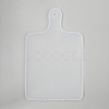 Rectangle Handle Dinner Plate Silicone Molds X-DIY-L021-54-4