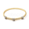 Rack Plating Brass Hinged Bangles with Cubic Zirconia BJEW-D059-01G-2