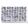 100Pcs Butterfly Adjustable Mood Ring RJEW-B029-06-1