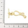 Brass Toggle Clasps KK-Z083-09G-3