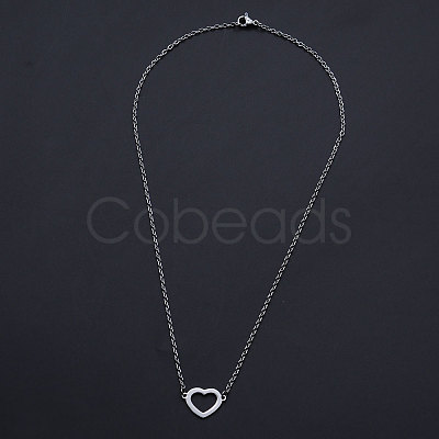 Non-Tarnish 201 Stainless Steel Pendants Necklaces NJEW-S105-JN521-1-1