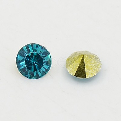 Grade AAA Pointed Back Resin Rhinestones CRES-R120-2.0mm-08-1