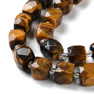 Natural Tiger Eye Beads Strands G-B065-A05-1