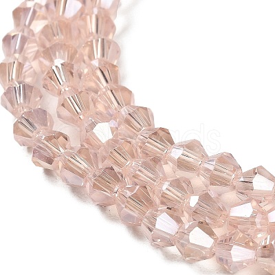 Transparent Electroplate Glass Beads Strands EGLA-A039-T2mm-B26-1