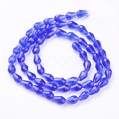 Glass Beads Strands X-GLAA-R024-11x8mm-3-1