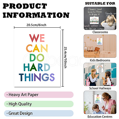 Rectangle with Face Pattern Paper DIY-WH0349-119F-1