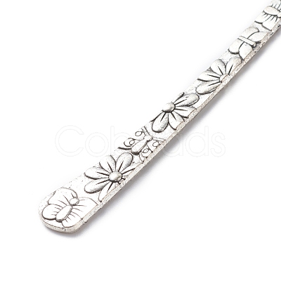 Tibetan Style Alloy Hook Bookmarks AJEW-JK00194-1