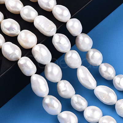 Natural Cultured Freshwater Pearl Beads Strands PEAR-N014-08F-1