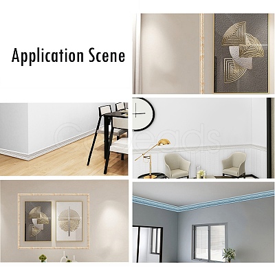 PVC Foam 3D Self-Adhesive Waterproof Wallpaper Border PAAG-PW0011-05M-1