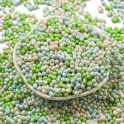 Opaque Baking Paint Glass Seed Beads SEED-K009-01A-31-1