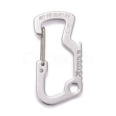 Non-Tarnish 202 Stainless Steel Key Clasps STAS-F268-05P-1