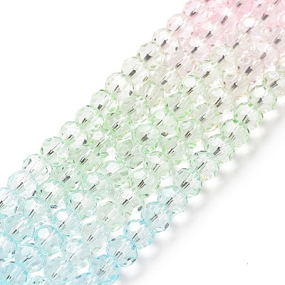 Transparent Glass Beads Strands GLAA-L045-02A-02-1