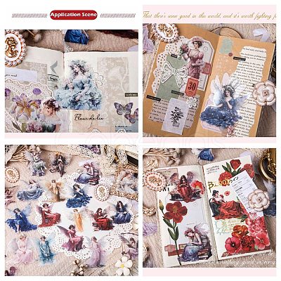 Princess Waterproof PET Stickers Set DIY-G117-05D-1