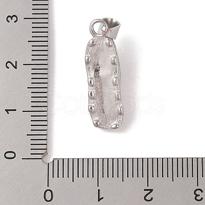 304 Stainless Steel Pendants STAS-M068-07P-1