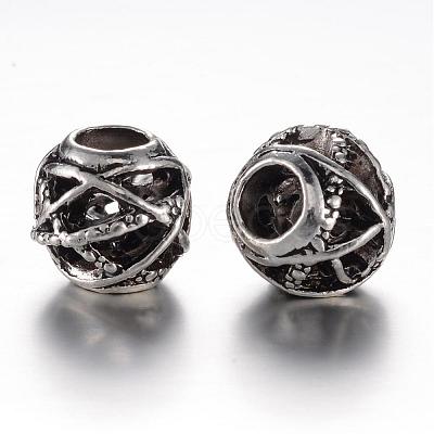 Alloy European Beads PALLOY-P113-04-1