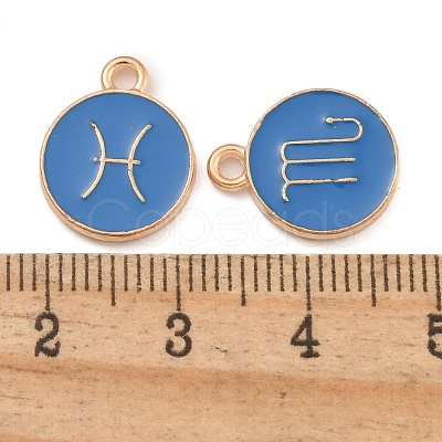 Alloy Enamel Pendants ENAM-XCP0001-45A-01-1