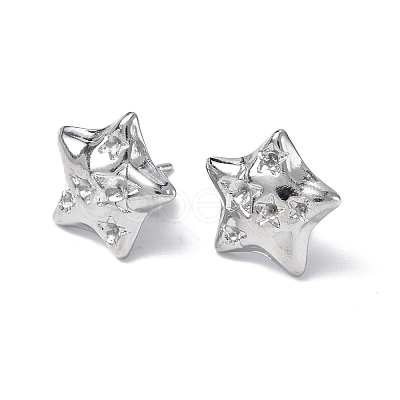 304 Stainless Steel Stud Earring Findings STAS-F286-20P-1