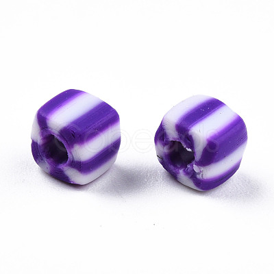 Handmade Polymer Clay Beads Strands CLAY-N010-074-05-1