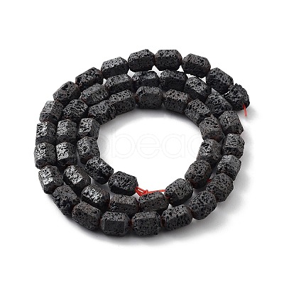 Natural Lava Rock Beads Strands G-H303-C07-1