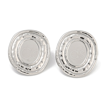 304 Stainless Steel Stud Earring Finding EJEW-U022-06P-1