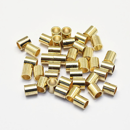 Long-Lasting Plated Brass Beads KK-K193-075G-NF-1