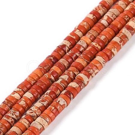 Natural Imperial Jasper Beads Strands G-Q171-A01-01J-1