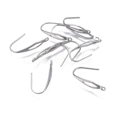304 Stainless Steel Earring Hooks X-STAS-P236-23P-1