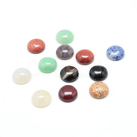 Natural & Synthetic Gemstone Cabochons G-T020-10mm-M-1