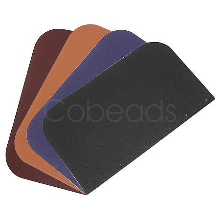 WADORN 4Pcs 4 Colors Imitation Leather Bag Flip Cover FIND-WR0010-45-1