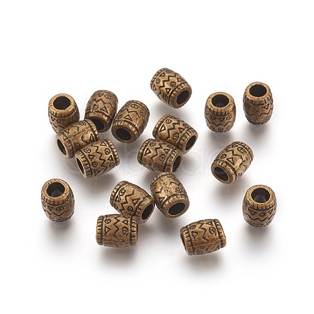Antique Bronze Tibetan Style Spacer Beads MLF0756Y-NF-1