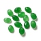 Natural Malaysia Jade Cabochons, Oval, Dyed, 7x5x2~3mm